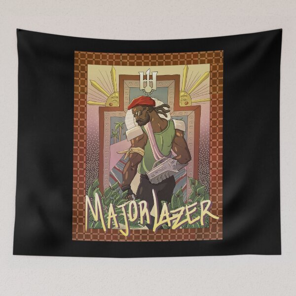 Item preview, Major lazer major laser illustration  designed and sold by CecyLL.