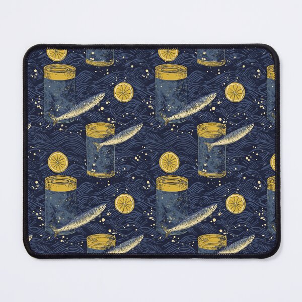 Item preview, Sparkling Sardines Vintage Lemon Cans designed and sold by MidArtForge.
