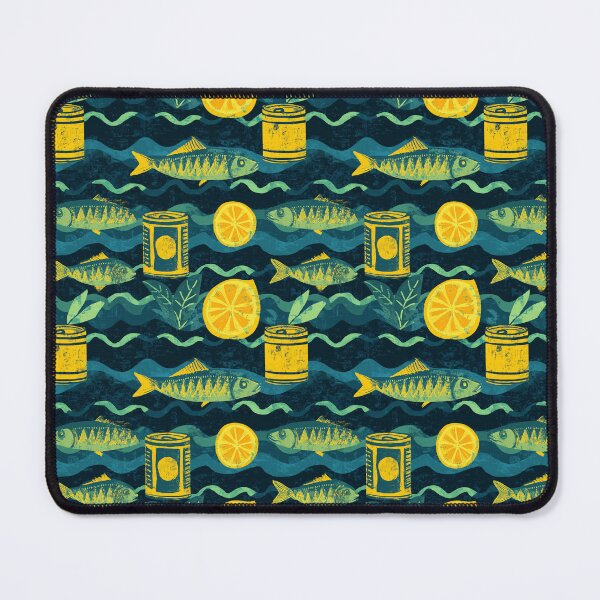 Item preview, Sparkling Sardines Vintage Lemon Cans designed and sold by MidArtForge.