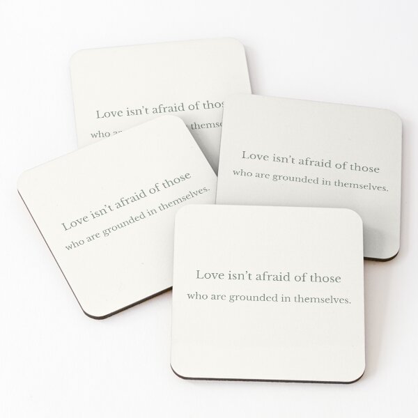 Item preview, Grounded Love – A Quote About Stability and Self-Security designed and sold by KWkindwaves.