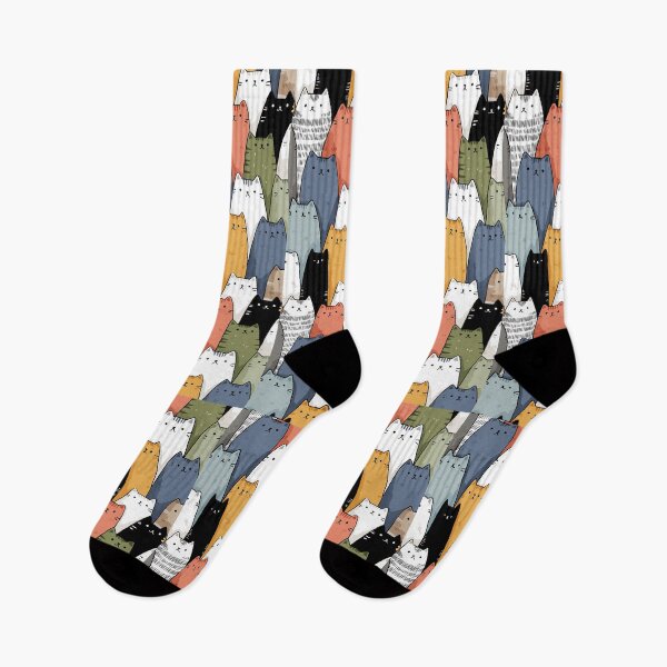 Item preview, Colorful Stacked Cats Pattern designed and sold by delroy66.
