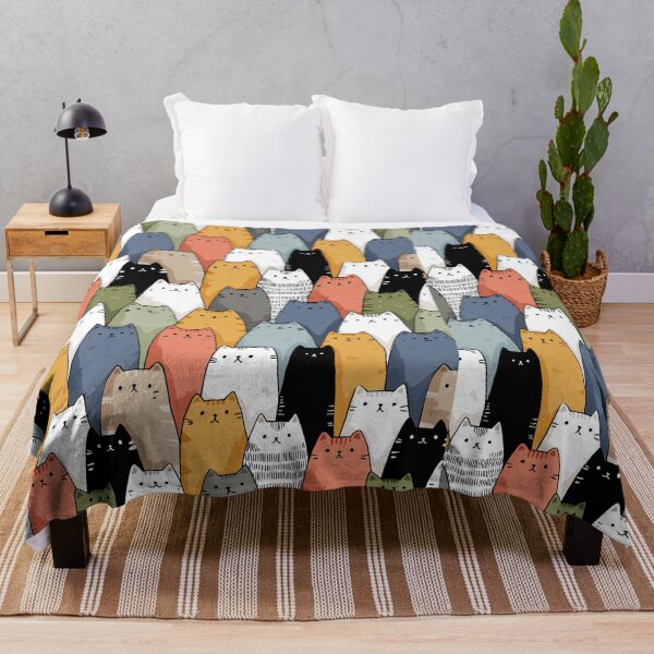 Item preview, Colorful Stacked Cats Pattern designed and sold by delroy66.