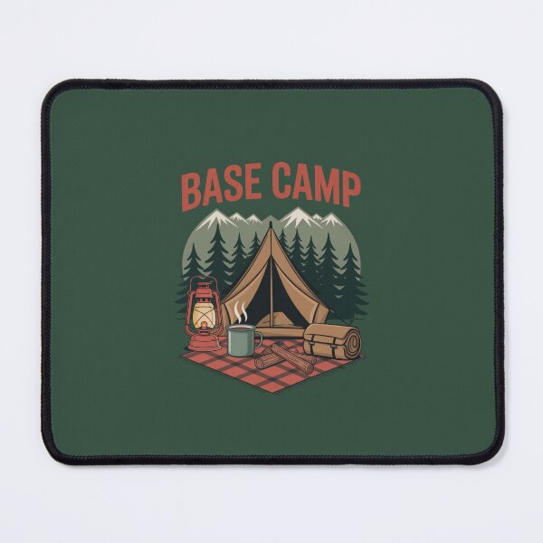 Item preview, Base Camp Tent Adventure | Retro Camping Scene with Lantern & Coffee Mug designed and sold by NoctaHike.