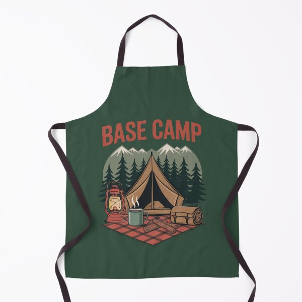 Item preview, Base Camp Tent Adventure | Retro Camping Scene with Lantern & Coffee Mug designed and sold by NoctaHike.