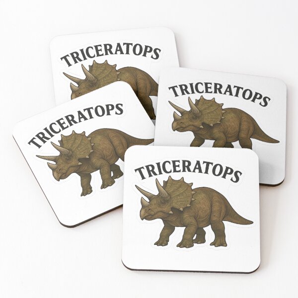 Item preview, Triceratops Sticker – The Cretaceous Tank with Style designed and sold by DrDoke.