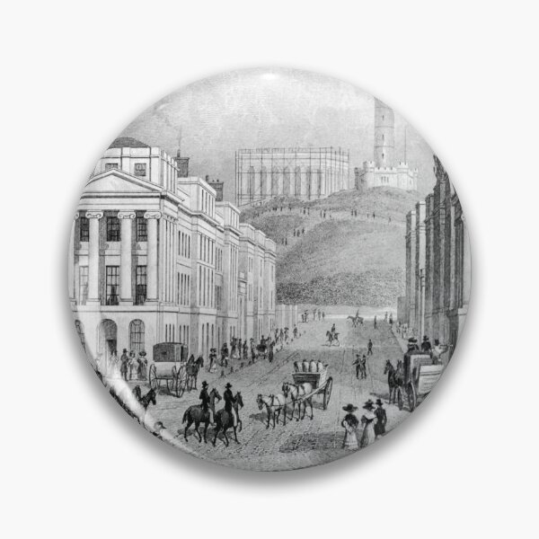 Item preview, Waterloo Place, Calton Hill, Edinburgh, vintage engraving 1829 designed and sold by IconArchive.