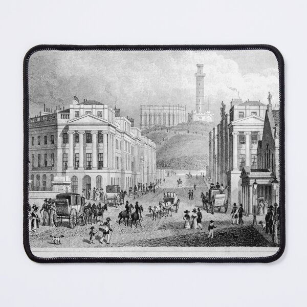 Item preview, Waterloo Place, Calton Hill, Edinburgh, vintage engraving 1829 designed and sold by IconArchive.
