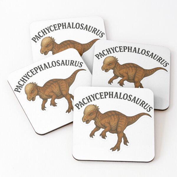 Item preview, Pachycephalosaurus Sticker – Dome-Headed Daredevil designed and sold by DrDoke.