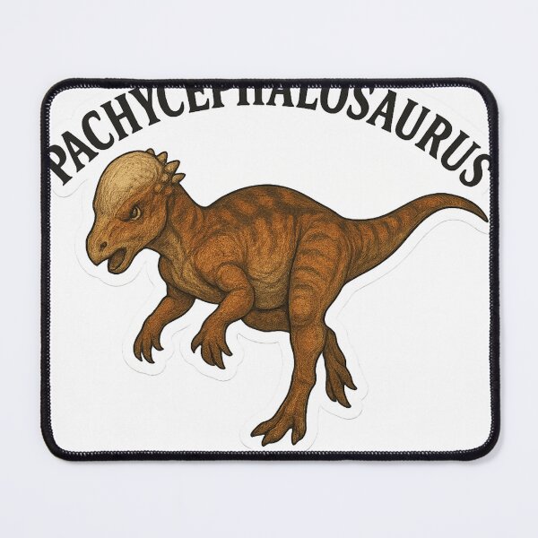 Item preview, Pachycephalosaurus Sticker – Dome-Headed Daredevil designed and sold by DrDoke.