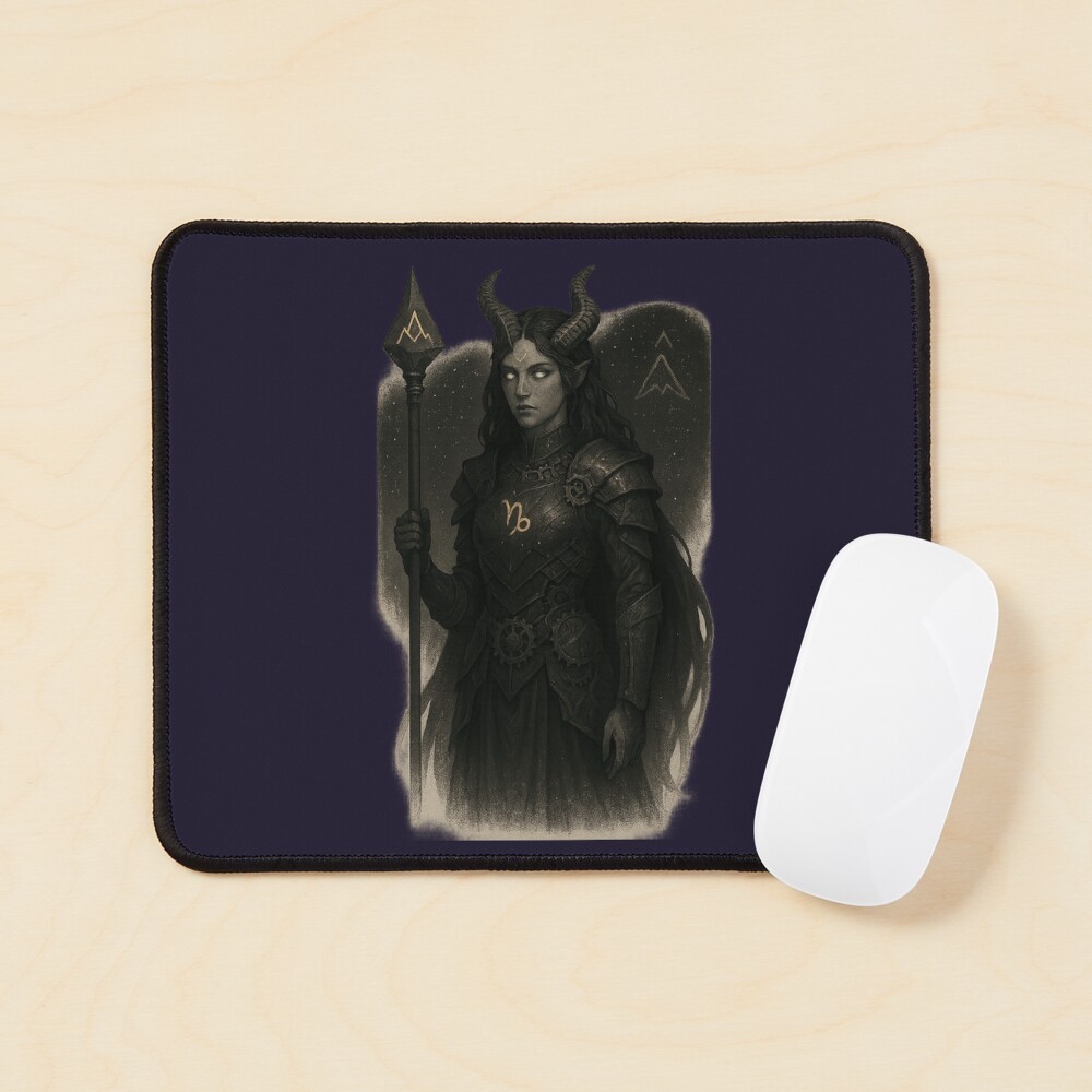 Capricorn Divine Feminine Witchy Zodiac Sticker