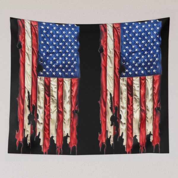 Item preview, VINTAGE AMERICAN FLAG designed and sold by Pickle Wicked Designs.