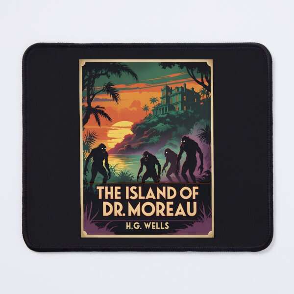 Item preview, A Vintage Poster of The Island of Dr. Moreau - H.G. Wells designed and sold by GoodOldVintage.