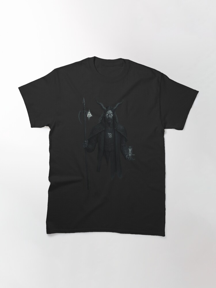 Capricorn Divine Masculine Witchy Zodiac Classic T-Shirt
