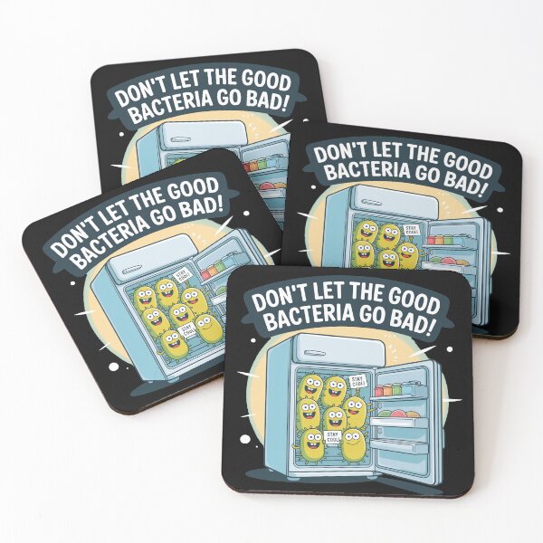 Item preview, Don't let the good bacteria go bad, funny microbiology pun designed and sold by NoetherSym.