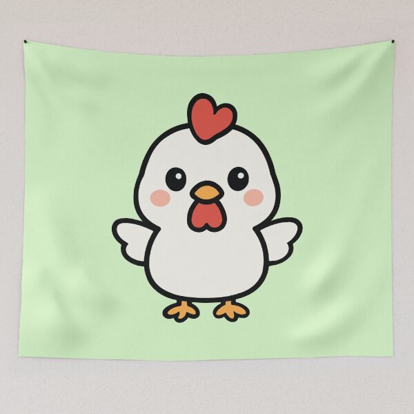 Item preview, Cute Cartoon Chicken designed and sold by WildlifeDoodle.