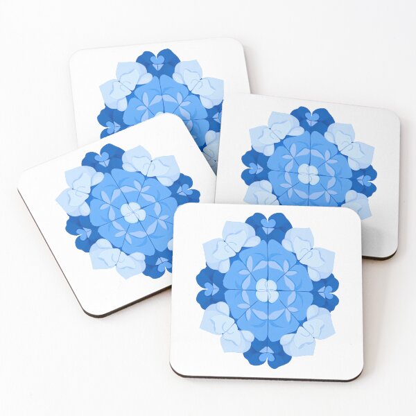 Item preview, Hydrangea Whispers – Detailed Symmetrical Petals designed and sold by Fikuall.