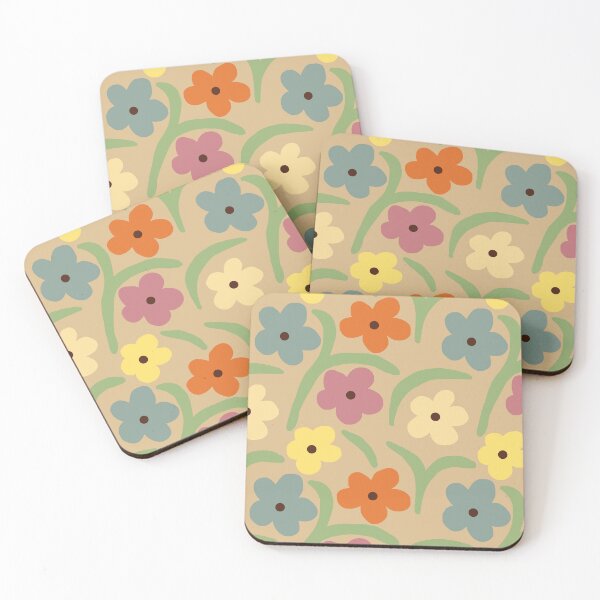 Item preview, Soft 1970s Flowers designed and sold by RepeatCandy.