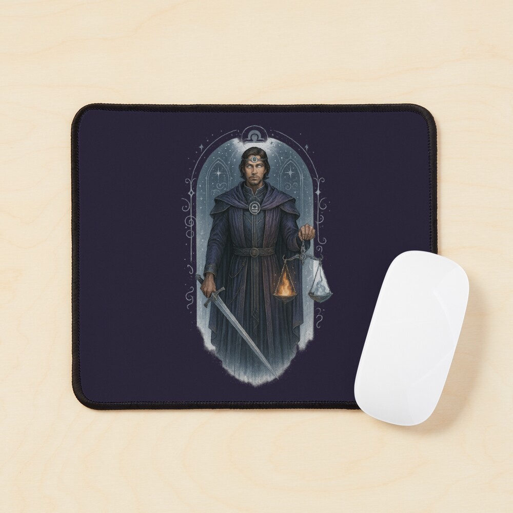 Libra Divine Masculine Witchy Zodiac Sticker