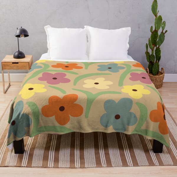 Item preview, Soft 1970s Flowers designed and sold by RepeatCandy.