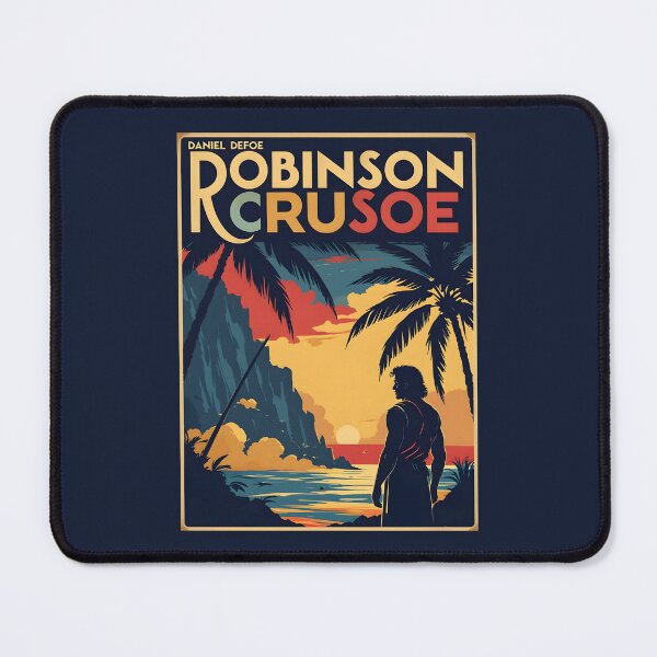 Item preview, A Vintage Poster of Robinson Crusoe - Daniel Defoe designed and sold by GoodOldVintage.