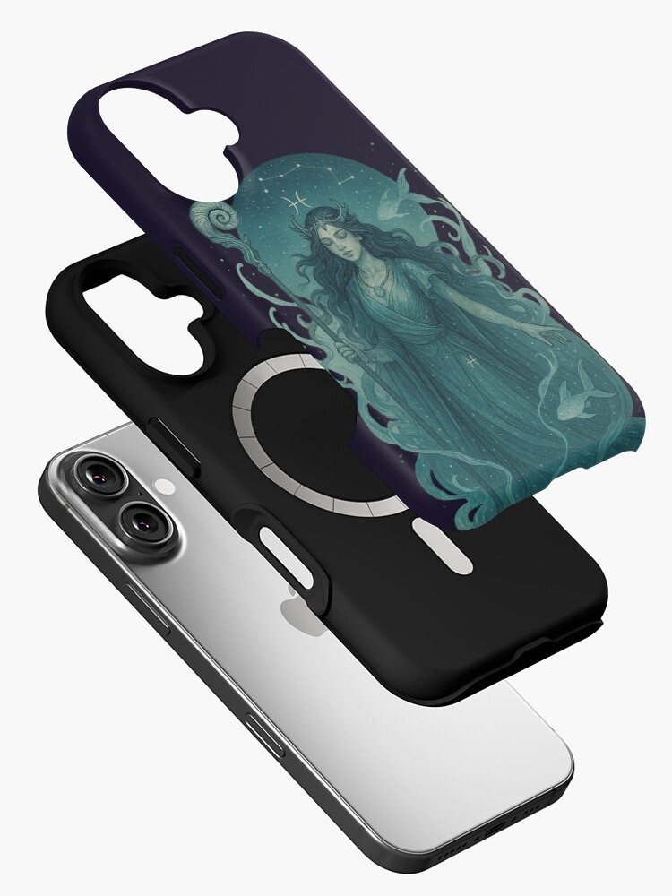 Pisces Divine Feminine Witchy Zodiac Sticker