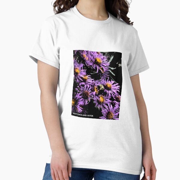 Vista previa del artículo con la obra «Aster de Nueva Inglaterra», diseñado y vendido por Canada Anemone.