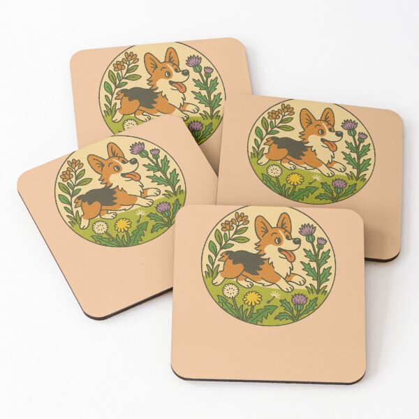 Item preview, Corgi de primavera designed and sold by FrictionMaxxing.