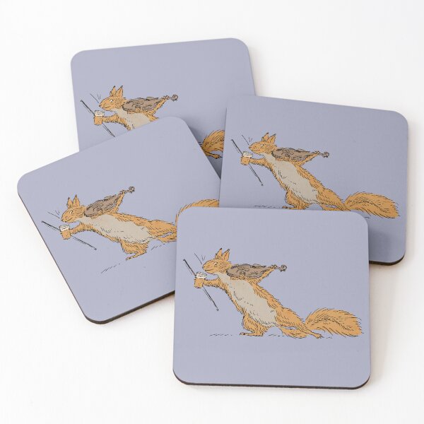 Item preview, Squirrel with a fiddle / violin designed and sold by tanaudel.