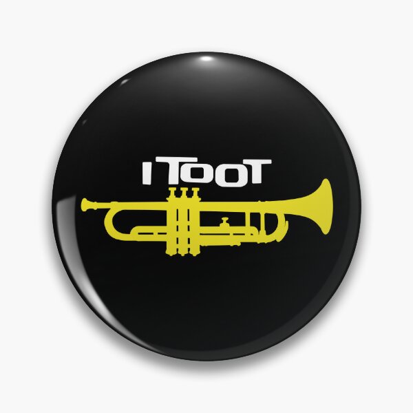 Item preview, Funny Trumpet I Toot, marching band shirt, white print designed and sold by Neat Works Design.