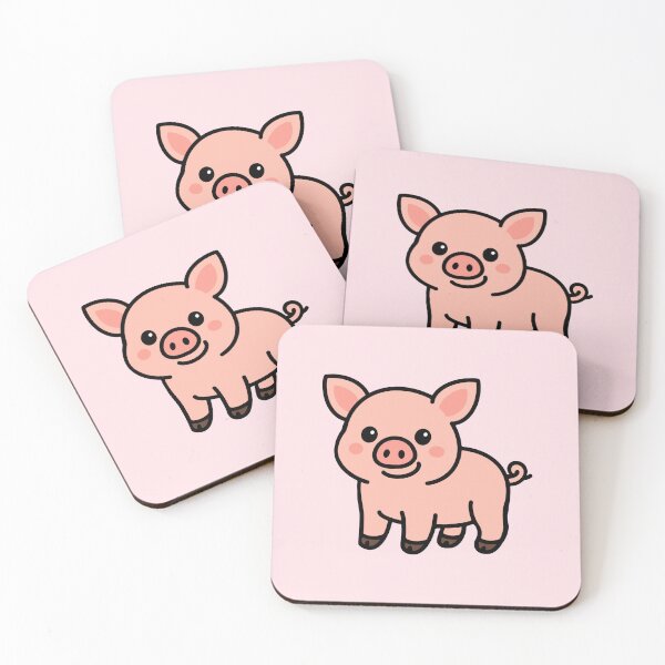 Item preview, Cute Cartoon Pig designed and sold by WildlifeDoodle.