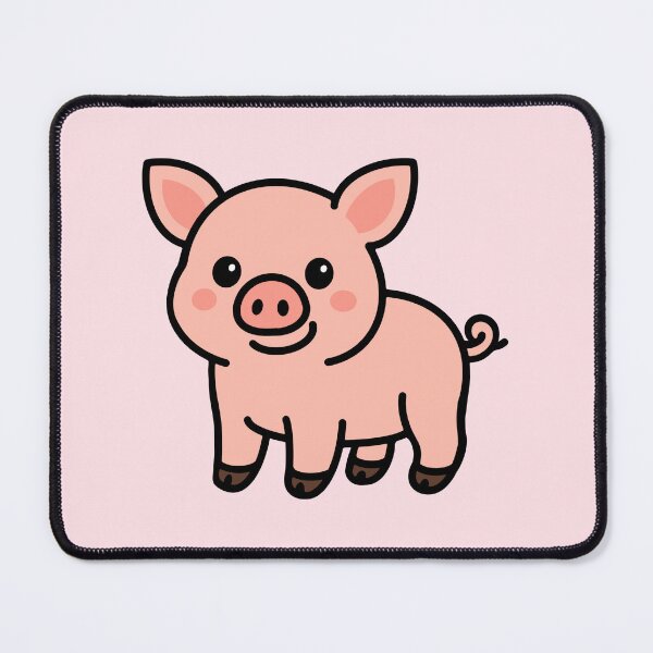 Item preview, Cute Cartoon Pig designed and sold by WildlifeDoodle.
