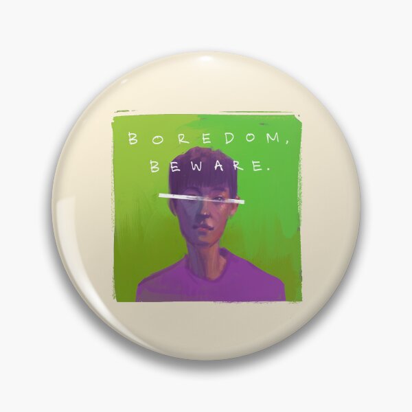 Item preview, Boredom Beware Portrait designed and sold by riceriddle.
