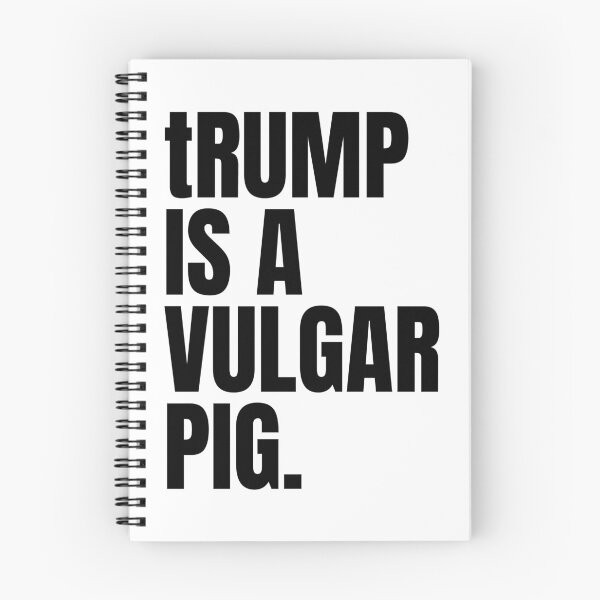 Item preview, trump is a vulgar pig (black) designed and sold by Thelittlelord.