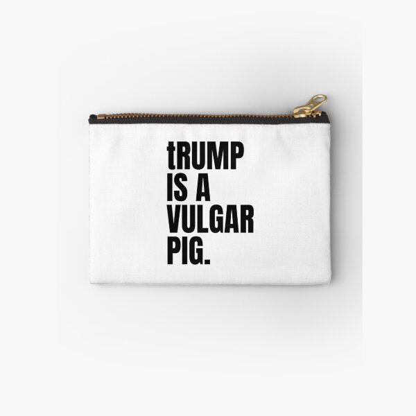 Item preview, trump is a vulgar pig (black) designed and sold by Thelittlelord.