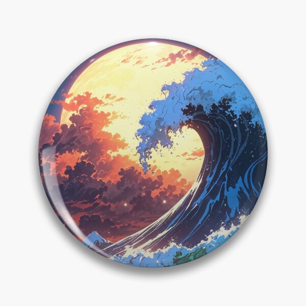 Item preview, Anime Moonlit Wave Adventure designed and sold by elissiart.
