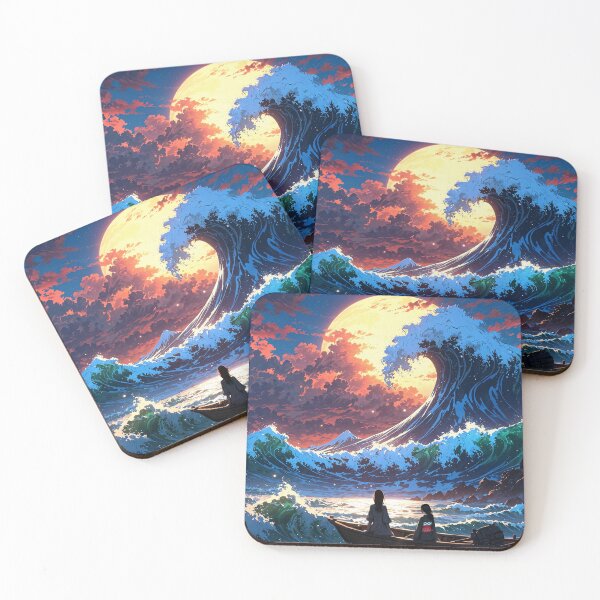 Item preview, Anime Moonlit Wave Adventure designed and sold by elissiart.