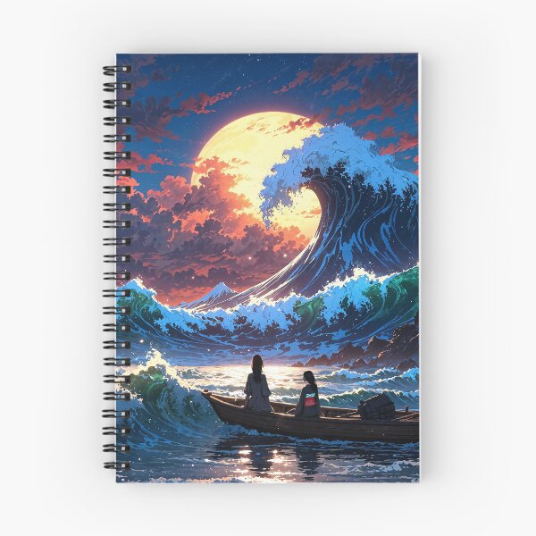 Item preview, Anime Moonlit Wave Adventure designed and sold by elissiart.