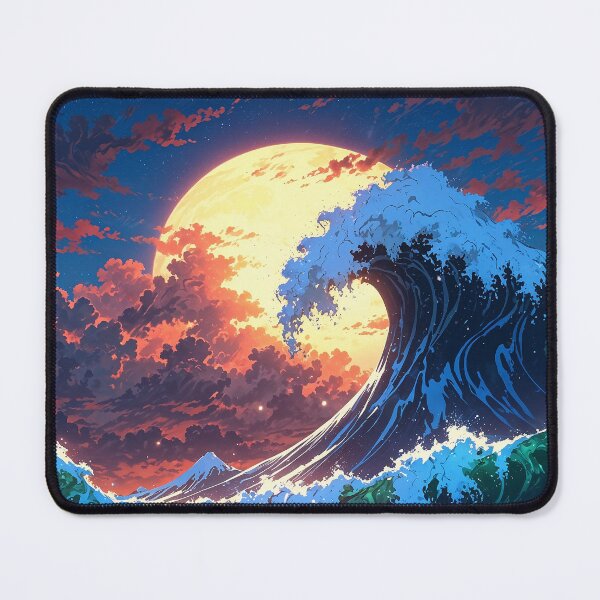 Item preview, Anime Moonlit Wave Adventure designed and sold by elissiart.