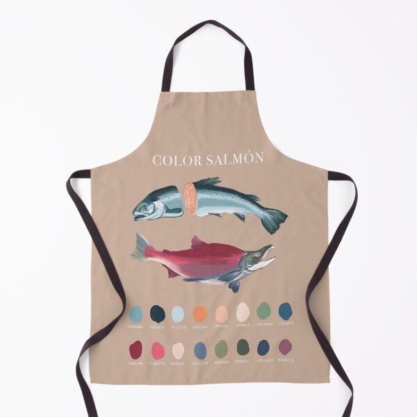 Item preview, Salmon Color Infographic designed and sold by CecyLL.