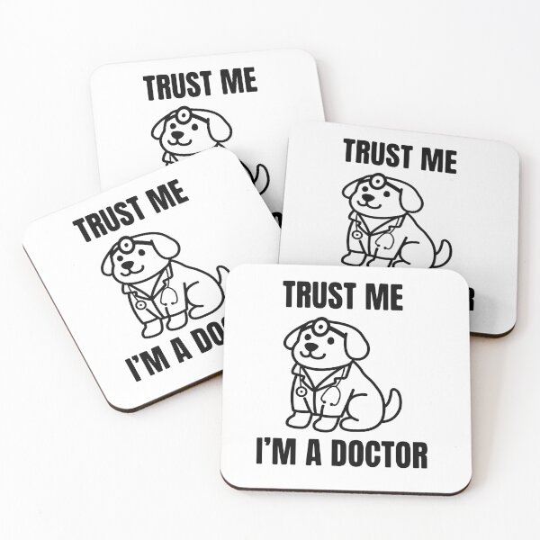 Item preview, Trust Me, I’m a Doctor - Professional Dogtor designed and sold by CurlyDude.