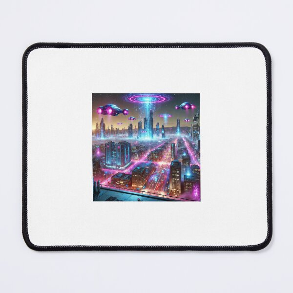 Item preview, Neon Pulse – Cyberpunk City Skyline designed and sold by Albariqi.