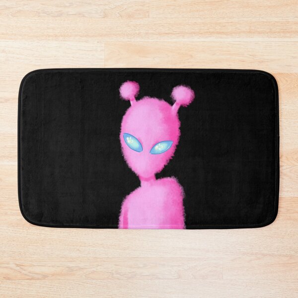 Item preview, Fuzzy Pink Alien designed and sold by EveningRaine.