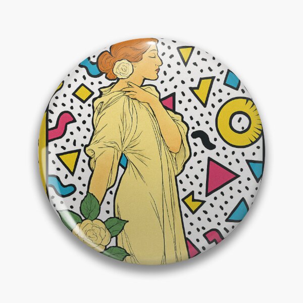 Item preview,  VINTAGE THEATER POSTER - “La Dame aux Camélias” Meets 80s Memphis Style ?✨ designed and sold by StuckOn-Detroit.