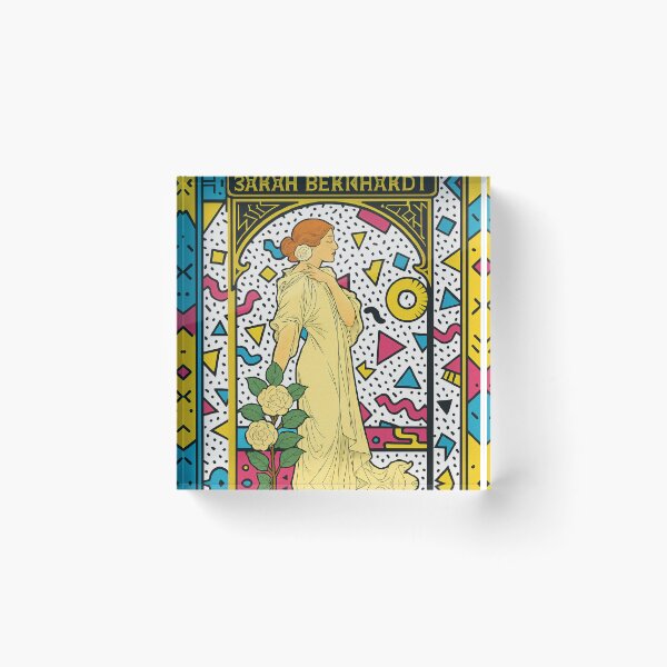 Item preview,  VINTAGE THEATER POSTER - “La Dame aux Camélias” Meets 80s Memphis Style ?✨ designed and sold by StuckOn-Detroit.