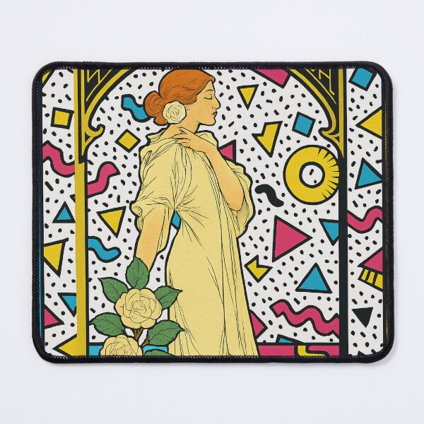 Item preview,  VINTAGE THEATER POSTER - “La Dame aux Camélias” Meets 80s Memphis Style ?✨ designed and sold by StuckOn-Detroit.