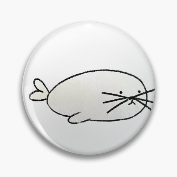 Item preview, Cute white seal designed and sold by OrangesAndFun.