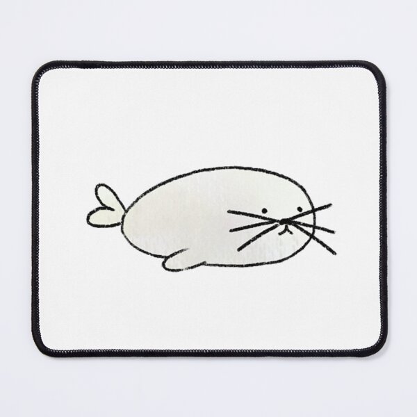 Item preview, Cute white seal designed and sold by OrangesAndFun.