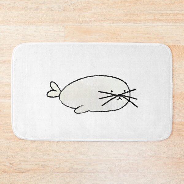 Item preview, Cute white seal designed and sold by OrangesAndFun.