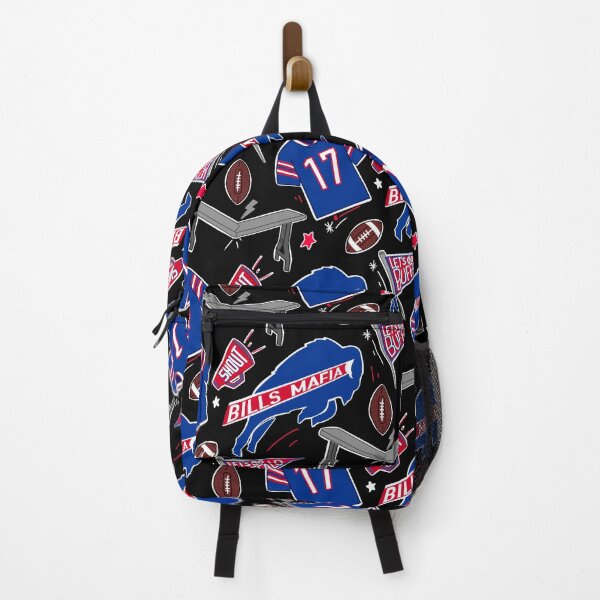 Item preview, Buffalo Bills Josh Allen pattern (black) designed and sold by SnugbugStudios.
