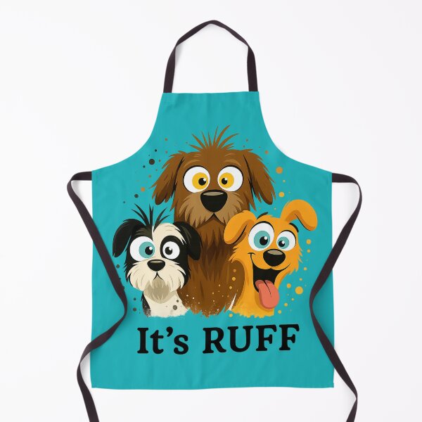 Item preview, It’s RUFF – Funny Dog Illustration for Dog Lovers designed and sold by Idelab-11.